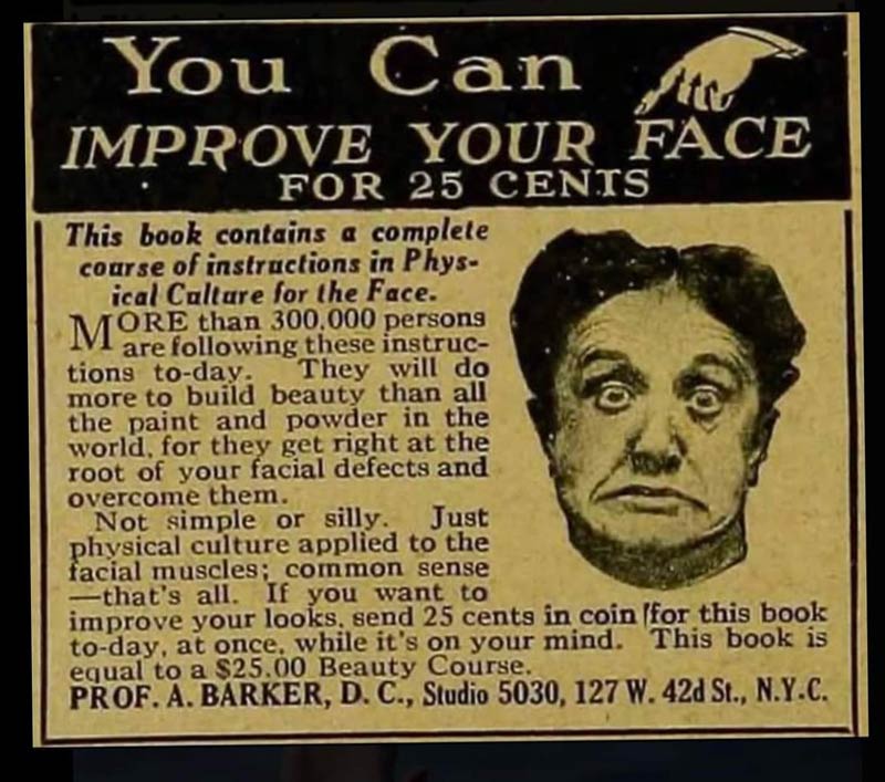 Improve your face for 25 cents