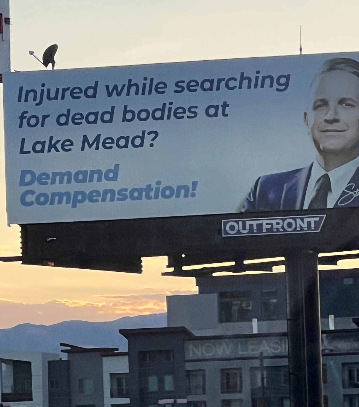 Injured while dropping off dead bodies at lake Mead? Keep your damn mouth shut