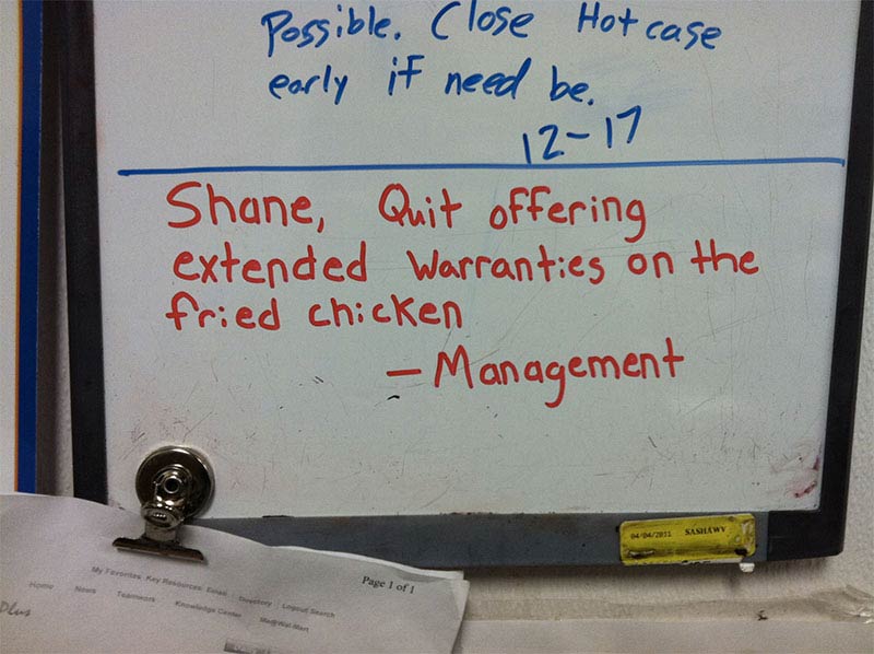I like Shane's hustle