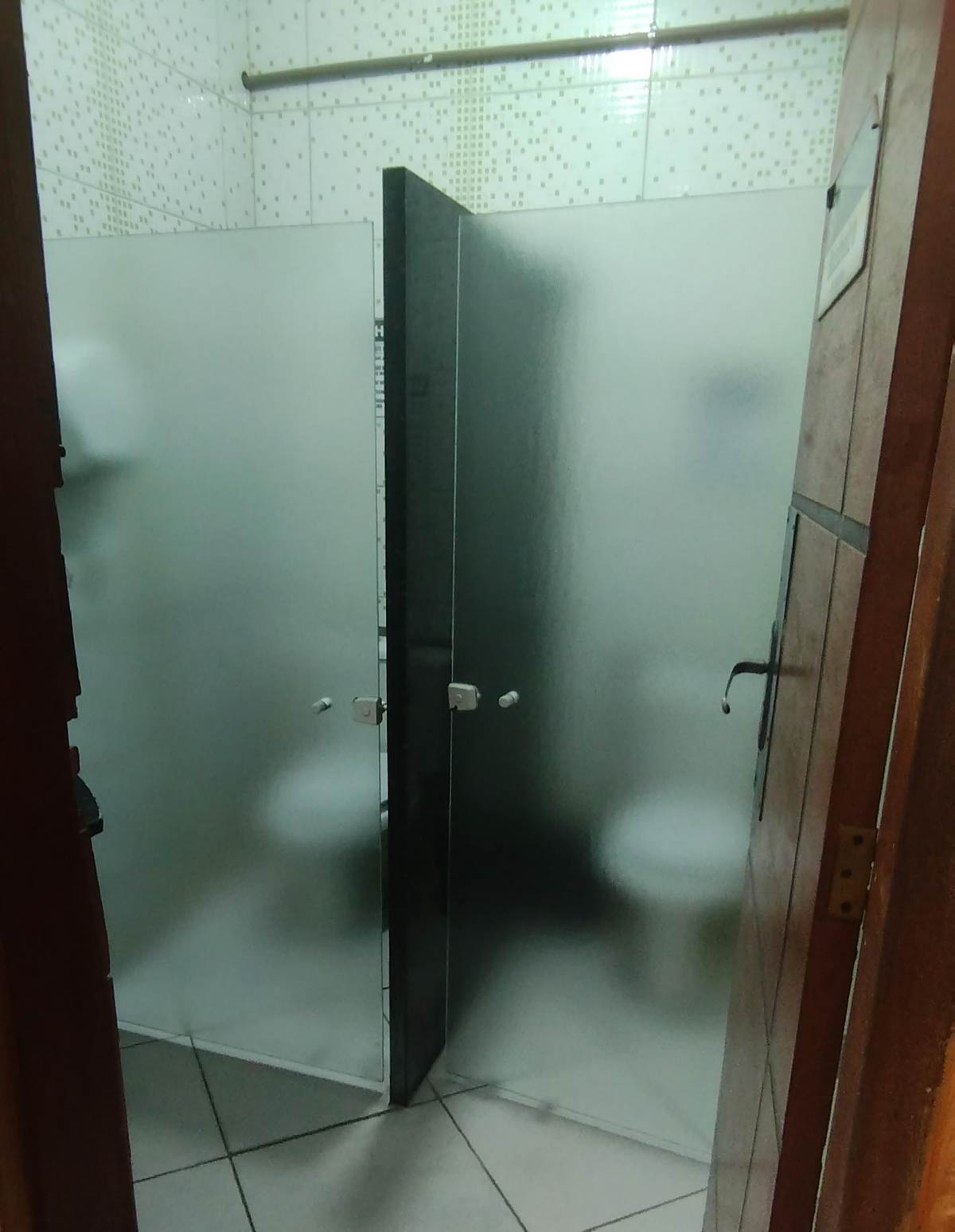 The students at my course complained about not having enough privacy and they decided to install glass doors to solve the issue