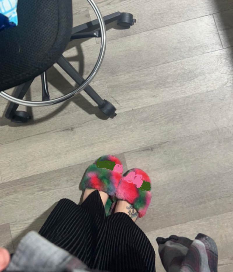 I accidentally wore my house shoes to work this morning. How’s your day going?