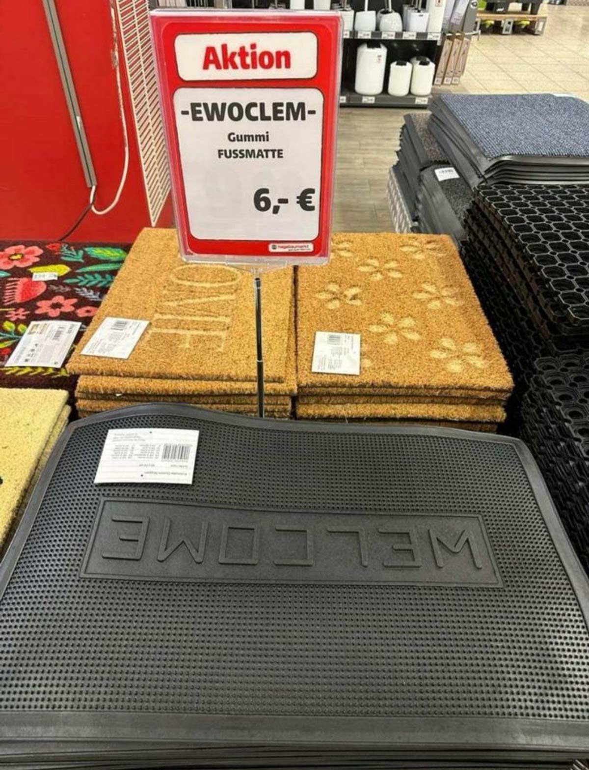 Need a EWOCLEM doormat?