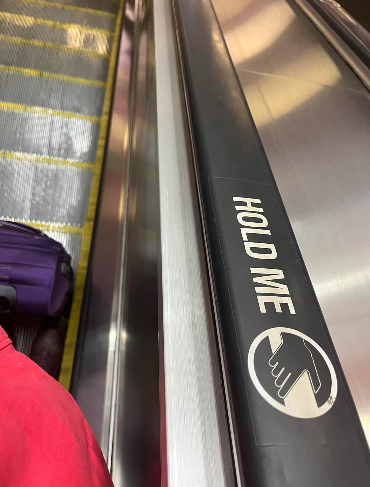 The escalators on the London Underground are so damn needy