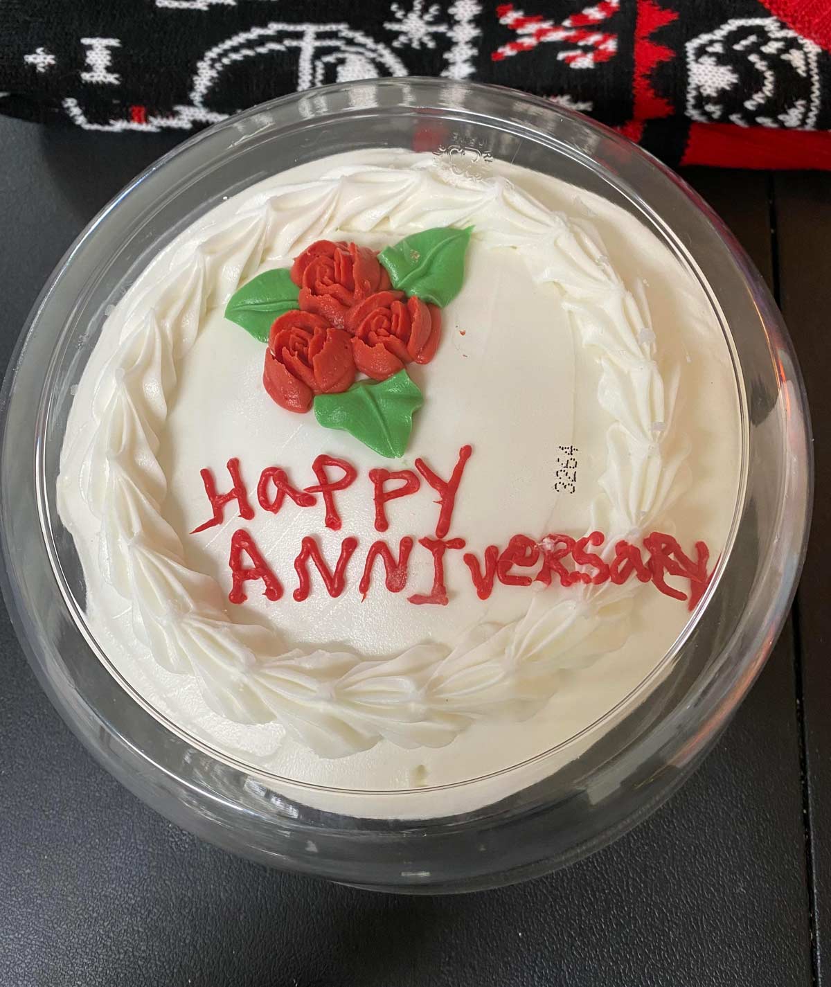 The cake my wife ordered from Walmart
