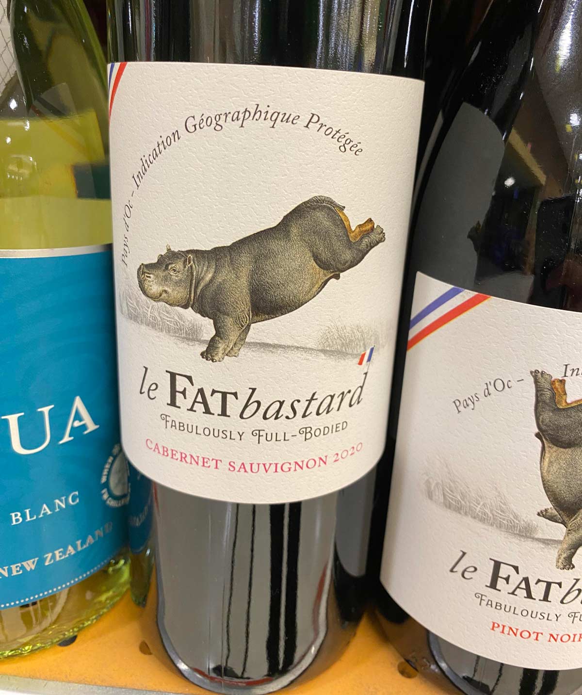Sometimes I go into the wine section just to find funny wine brands
