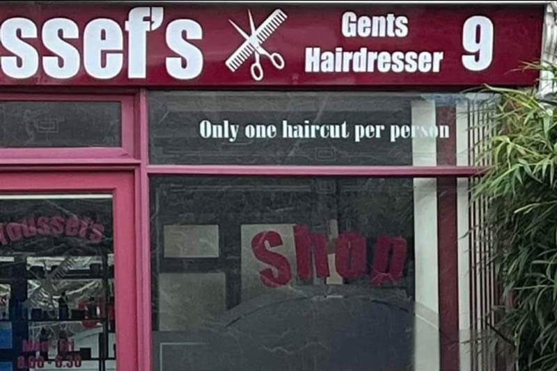 How many haircuts were people asking for?