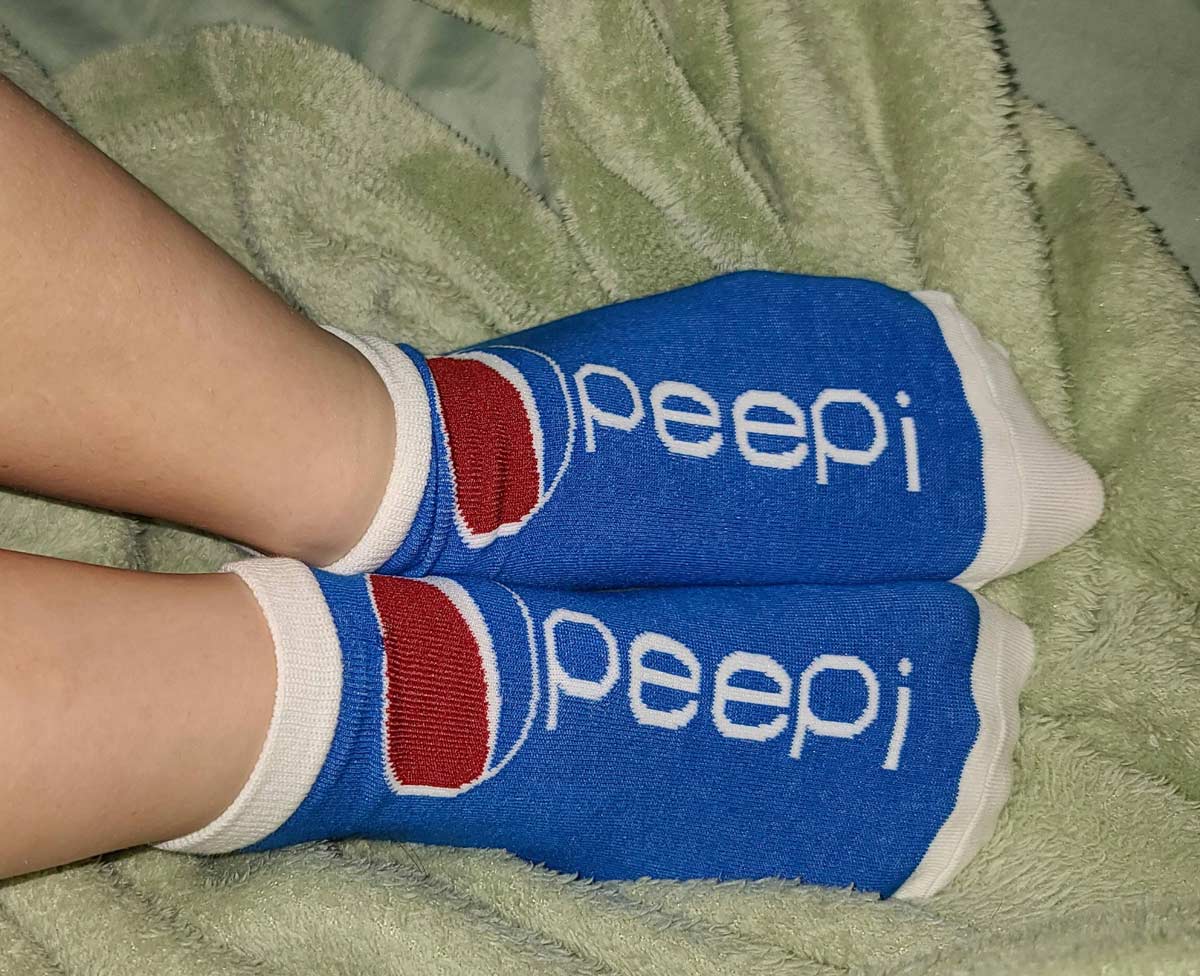 My girlfriend's Peepi socks finally arrived
