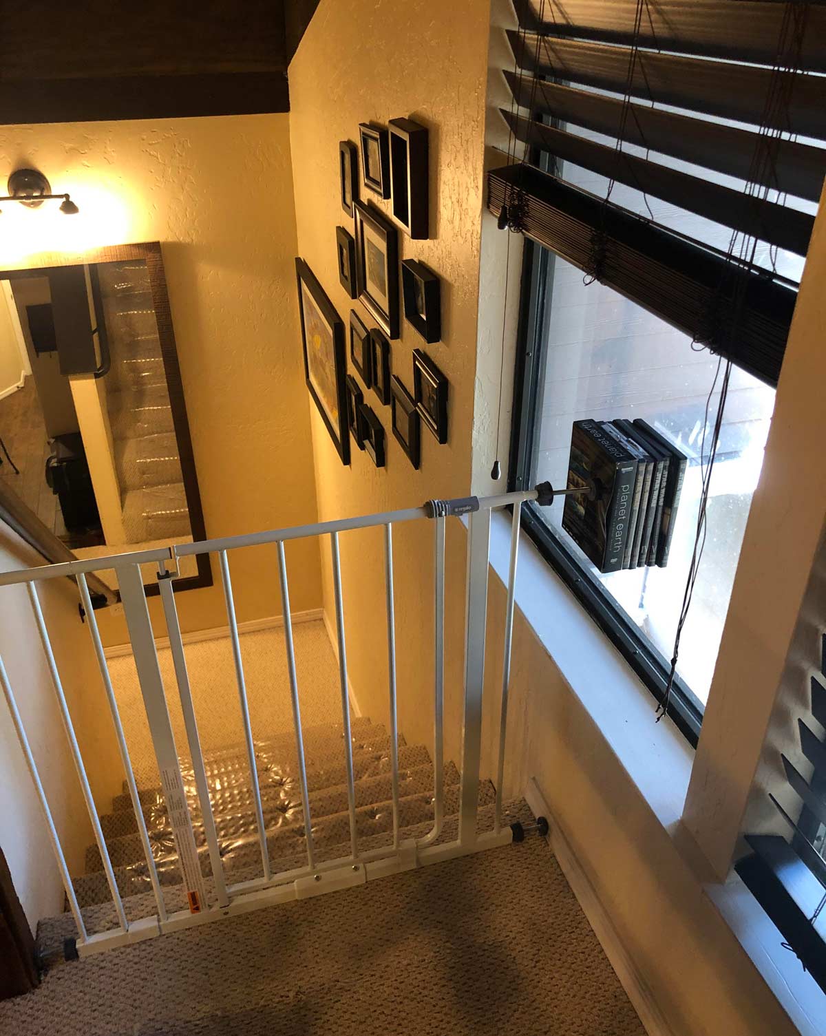 My airbnb assured me they have a “very safe” baby gate