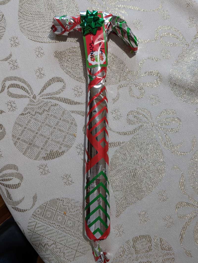 Christmas gift from my grandson. I think it's a tie