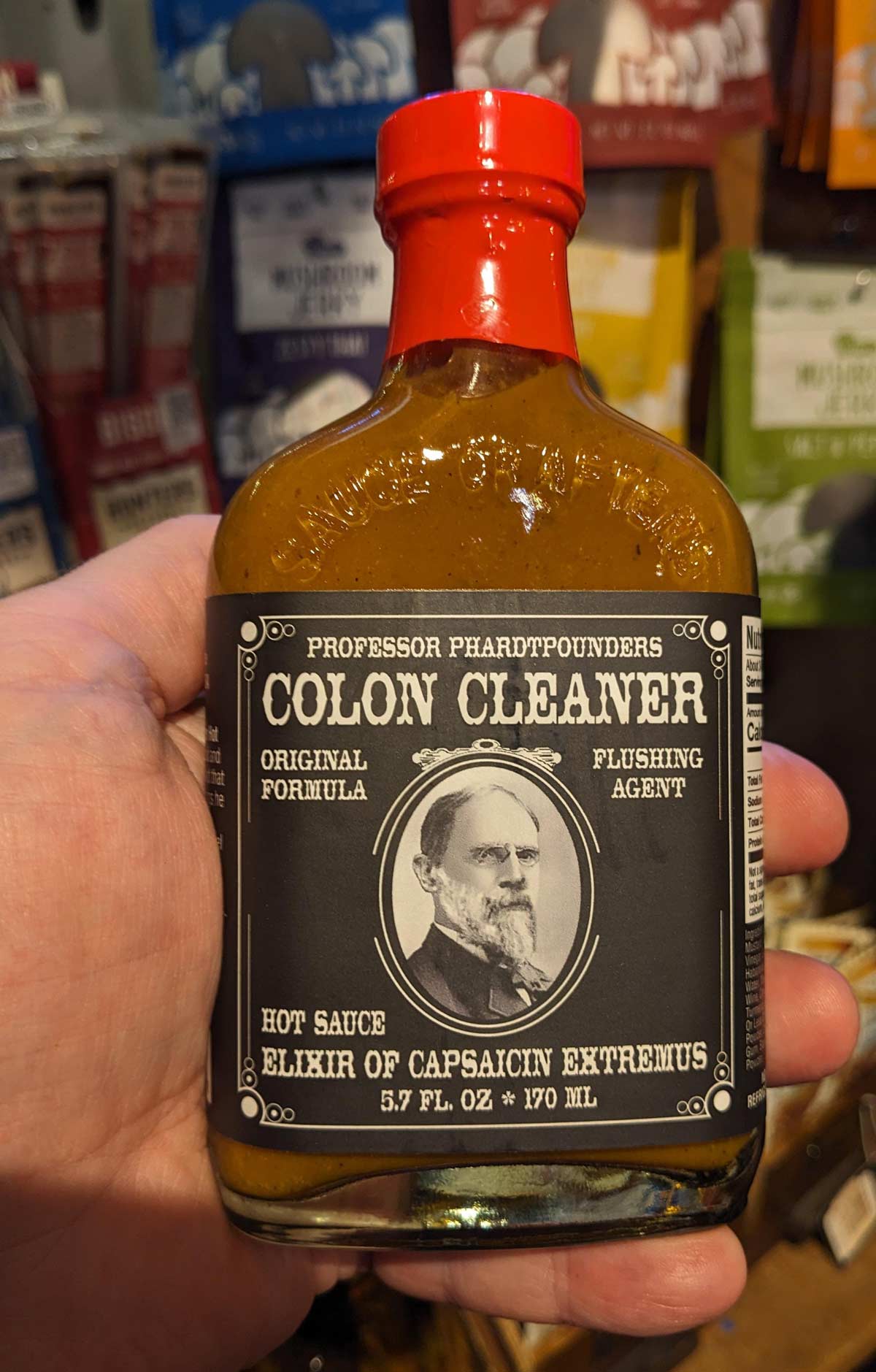 Found this hot sauce in a shop in southern California