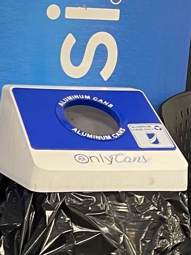 OnlyCans recycling bin