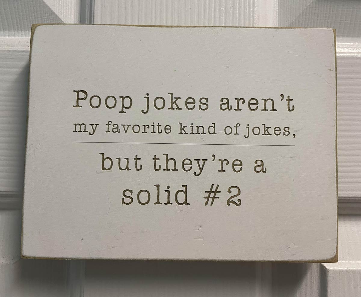 Bathroom humor at my favorite coffee shop