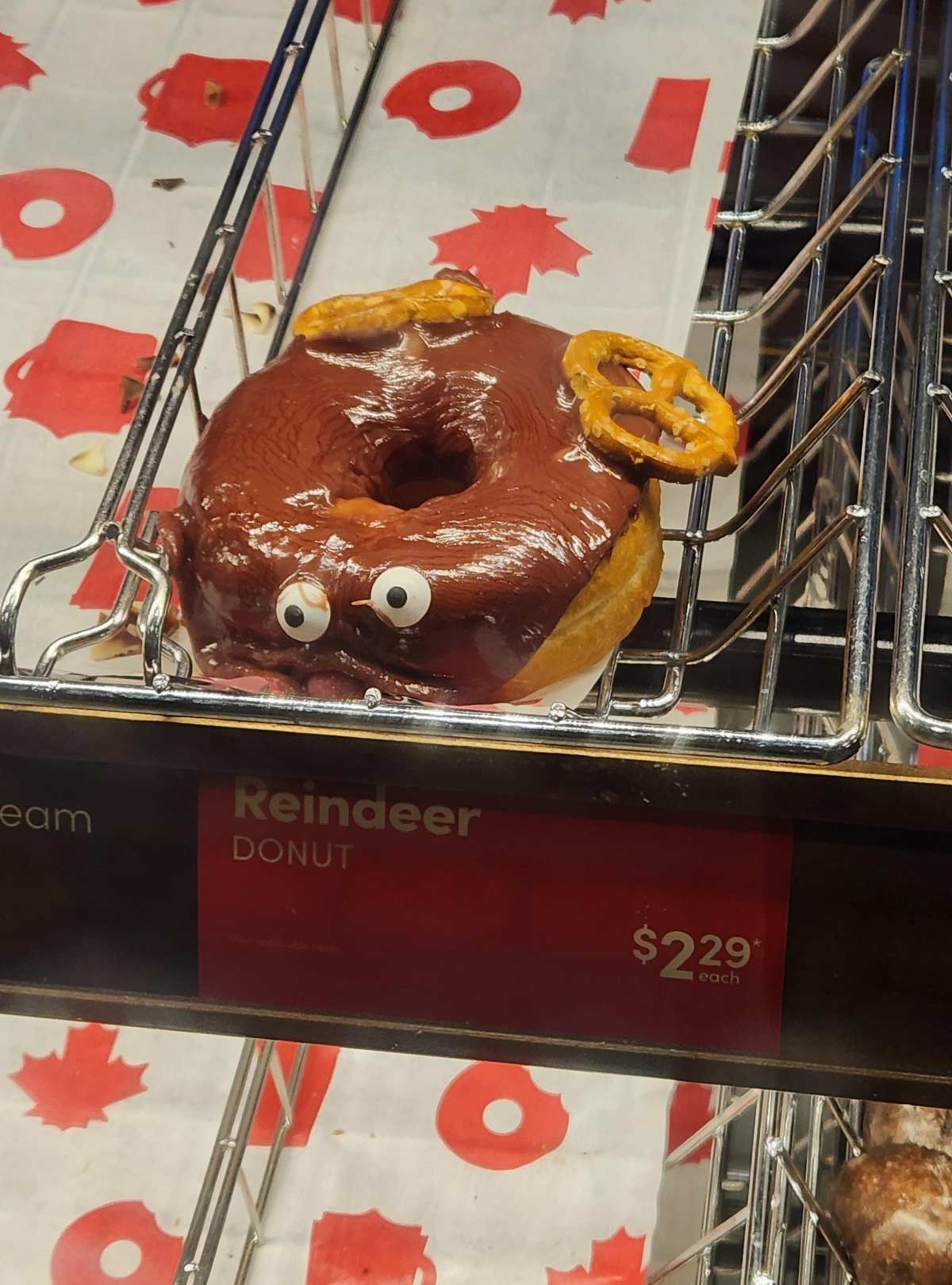 The Official Tim Horton's Reindeer Donut