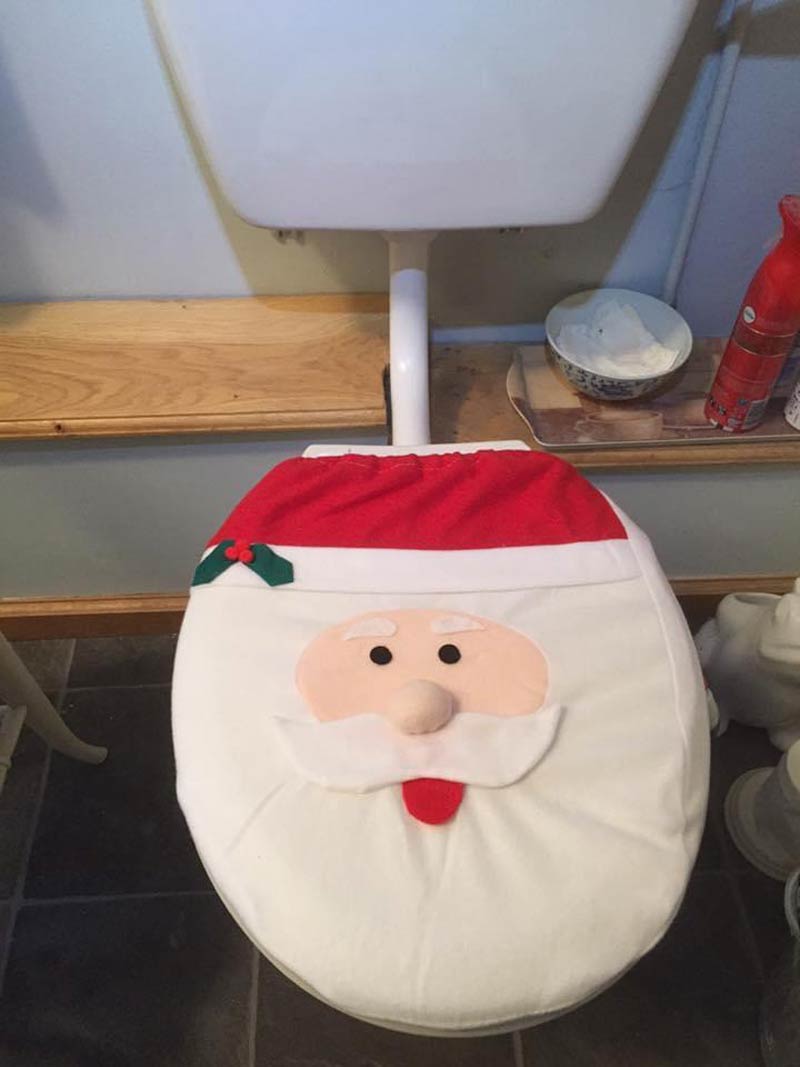 My customer’s toilet seat cover