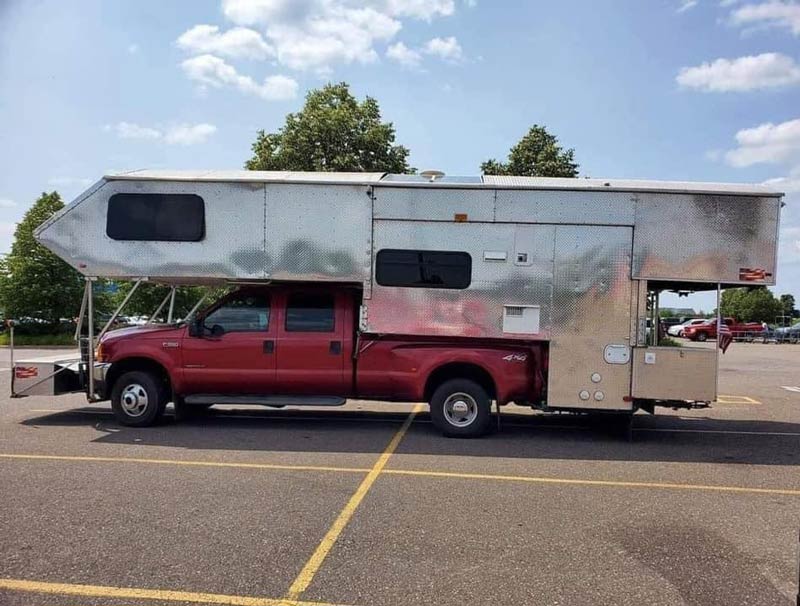 I believe Billy Ray may have gone a bit overboard on his camper