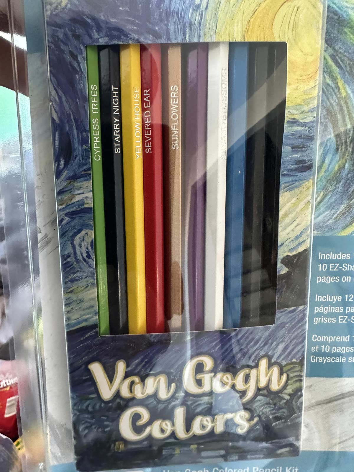 I ordered my girlfriend a Van Gogh coloring book... look what they named the red coloring pencil