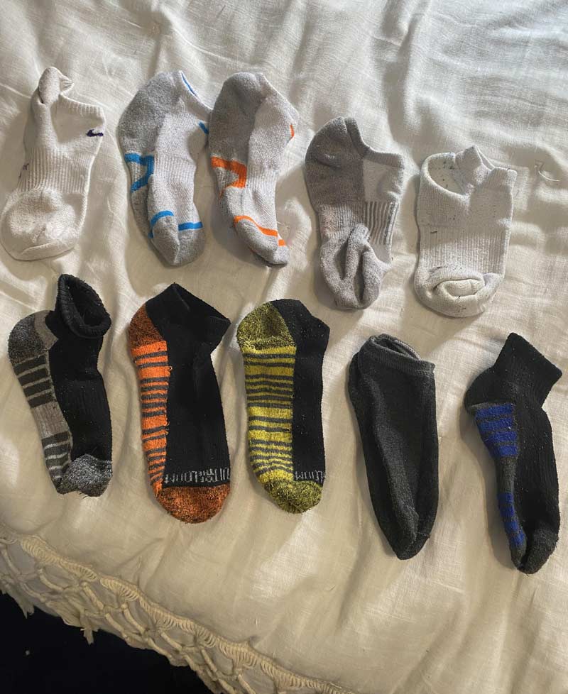 Just found out my boys have been purposely wearing mis-matched socks for over a year now just to mess with us on laundry day