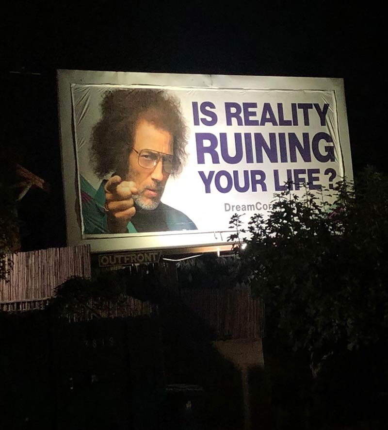 This random billboard in LA