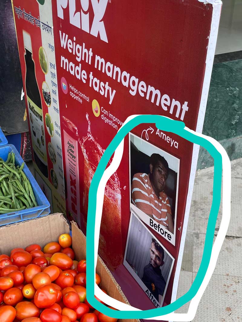 This weight management ad