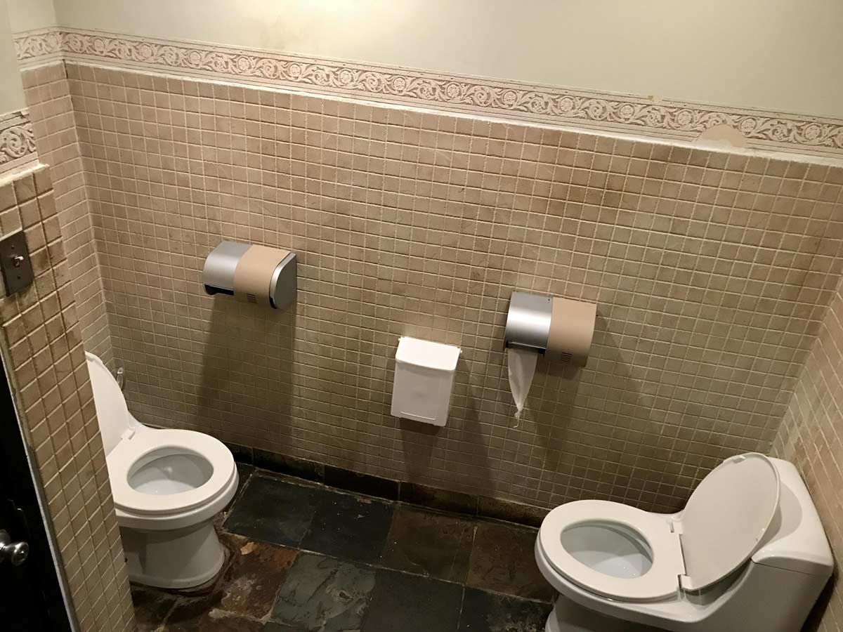 The men's bathroom in a restaurant near my office in D.C.
