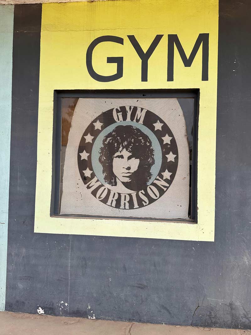 The name of the gym in my town in Mexico