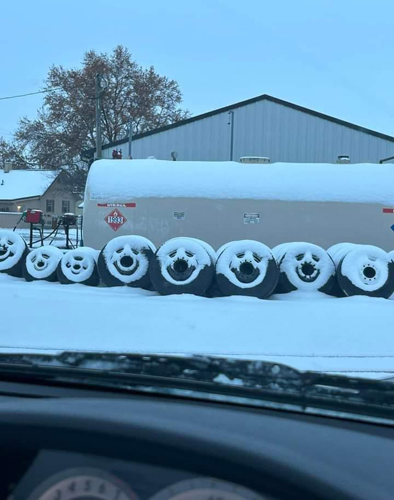 Nobody knew how happy these tires were until it snowed