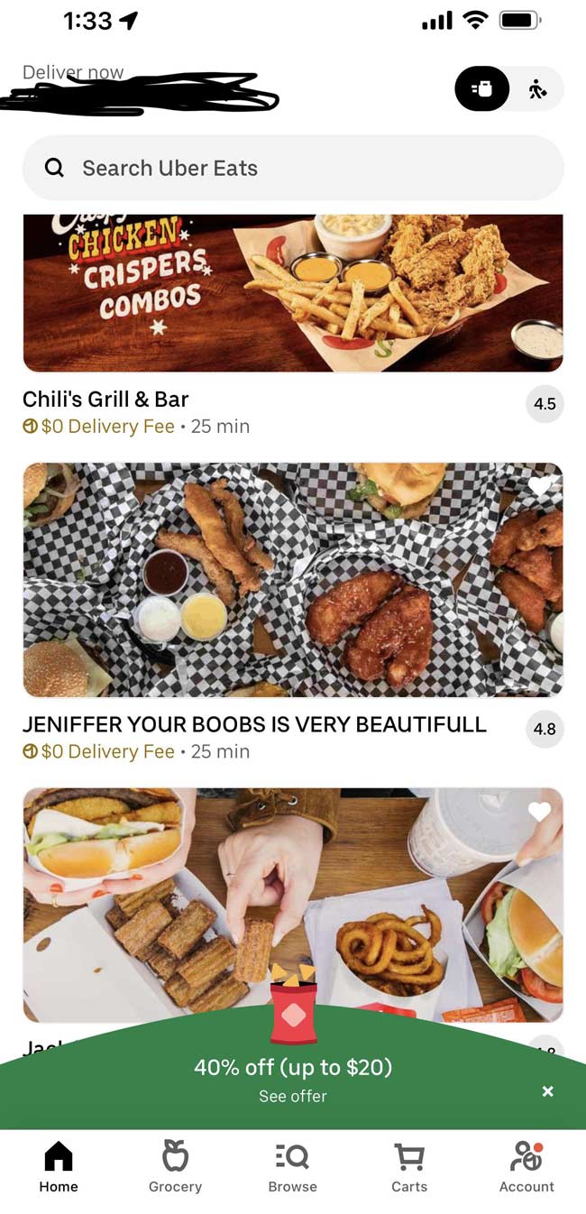 What is going on with Uber Eats