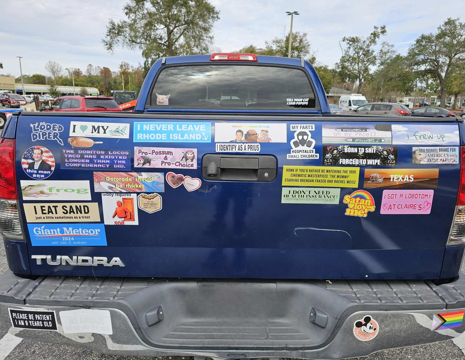 I hope yall like my bumper sticker collection