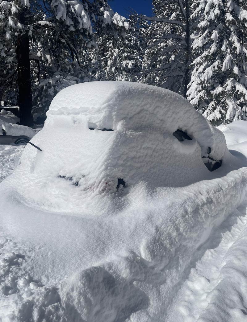 When people think Arizona doesn’t get snow, I’m just going to show them this picture of my car