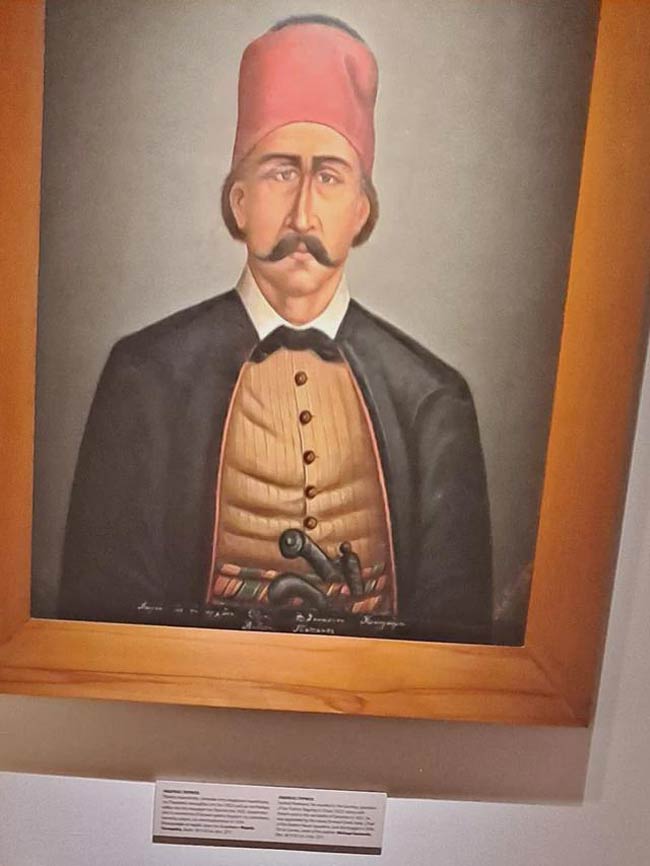 One of Nicolas Cage's previous incarnations (Found at the Museum of Hydra, Greece)