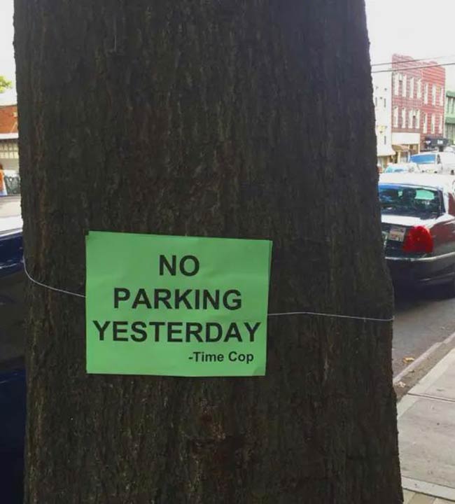 No Parking Yesterday