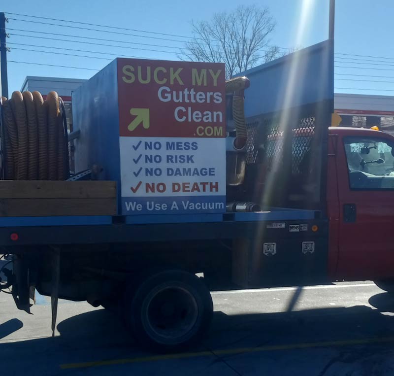 This gutter cleaning company guarantees no death