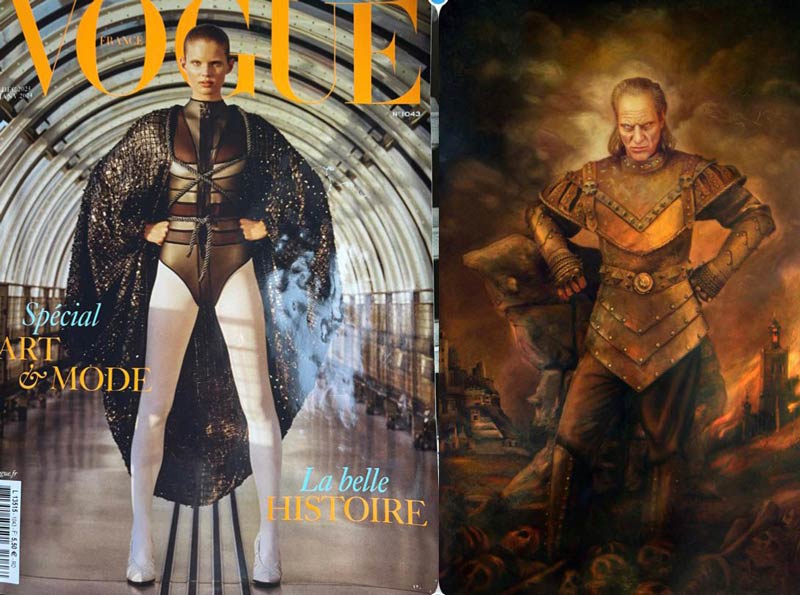 Who wore it better? The scourge of Moldavia look is so hot right now.