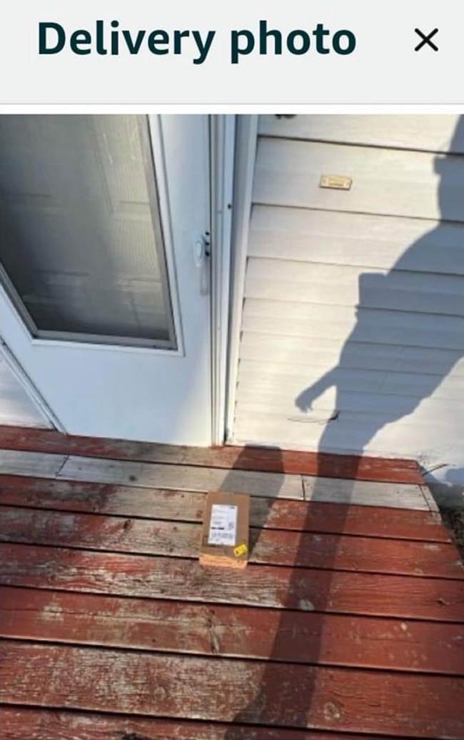 This delivery man makes you look twice
