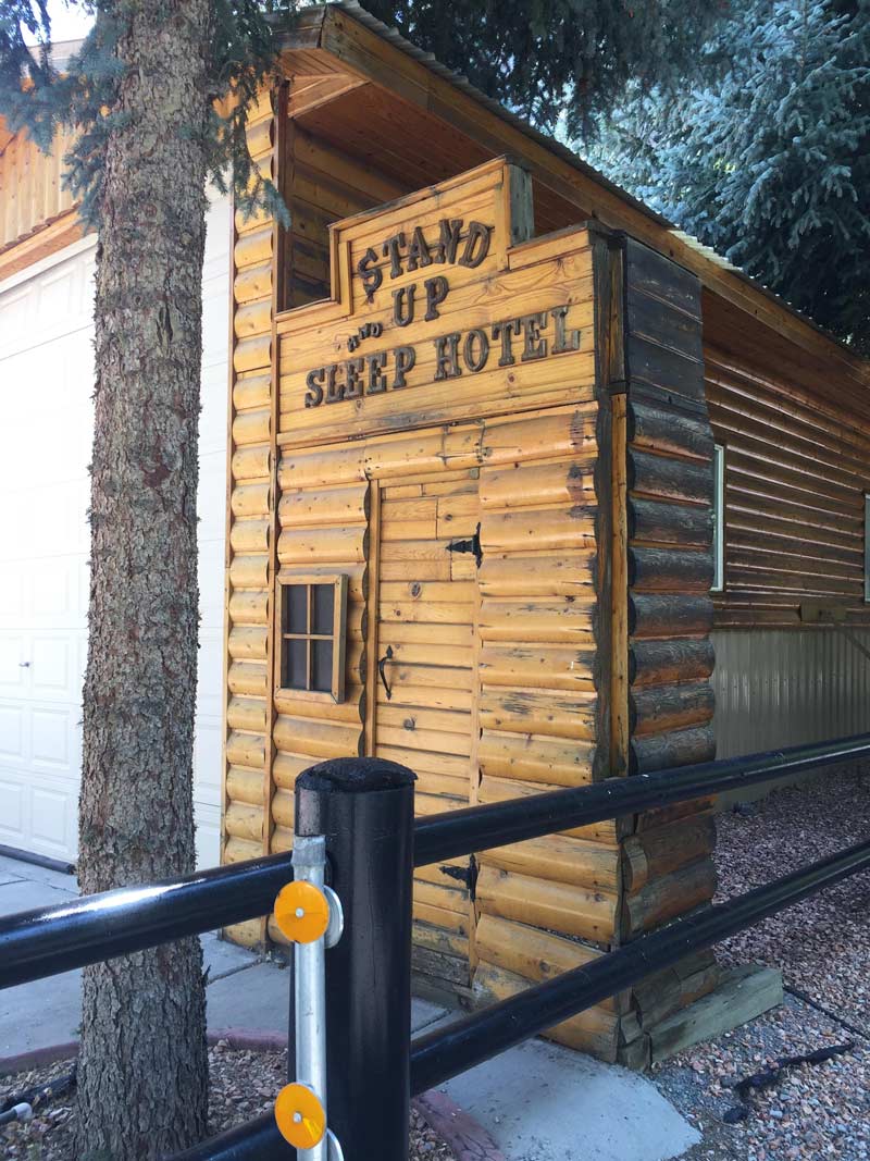 I was in a old gold mine town in Utah and saw this tiny hotel