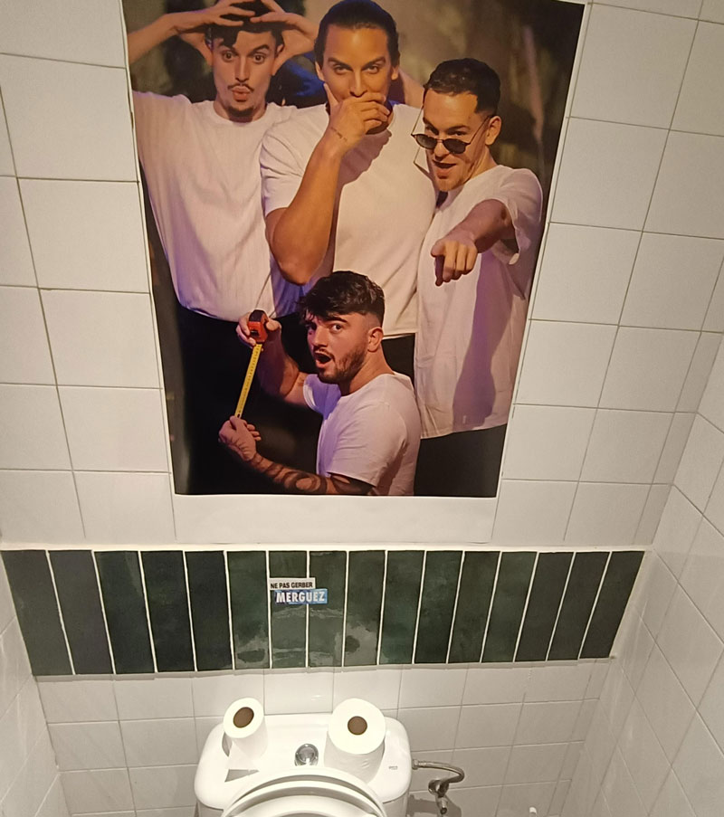 Seen in a Barcelona toilet