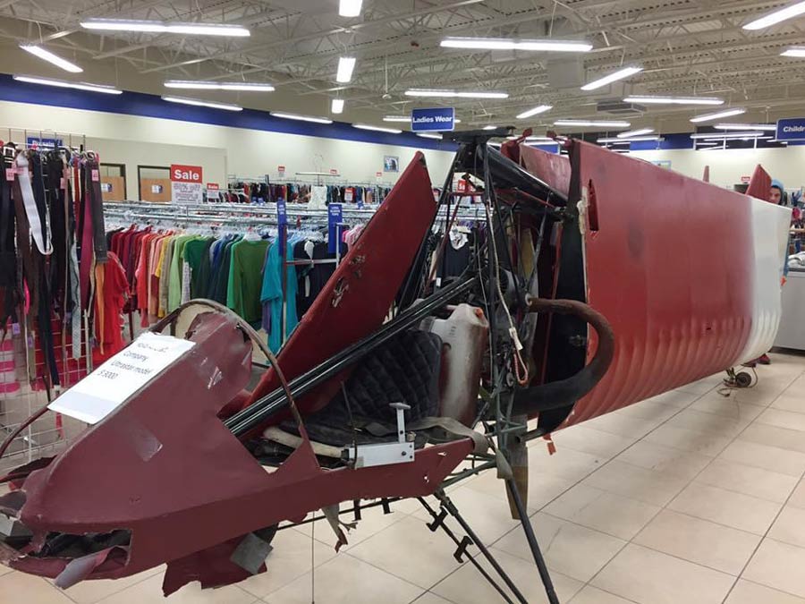 My local Goodwill has a plane in it