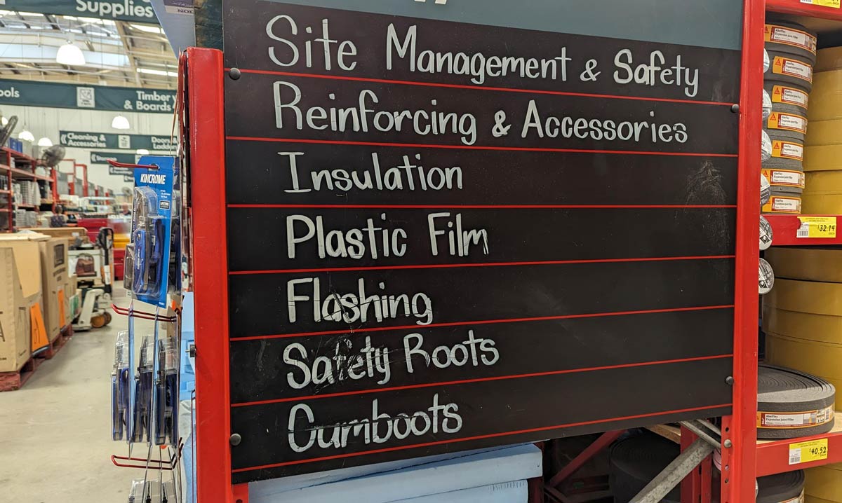 Local hardware store has a new line
