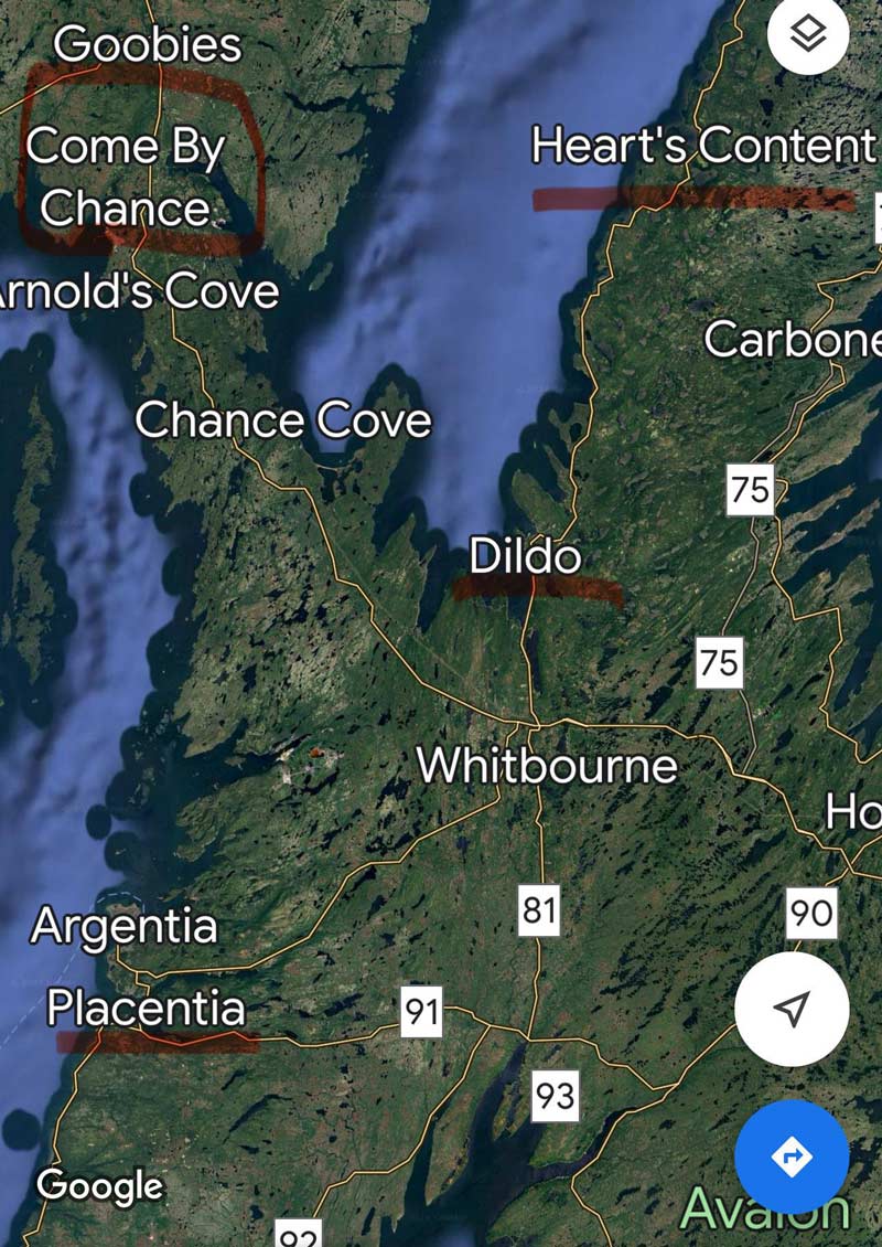 What’s with the town names in Newfoundland?