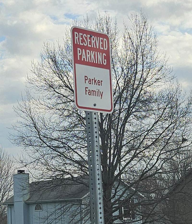 Parking is their thing