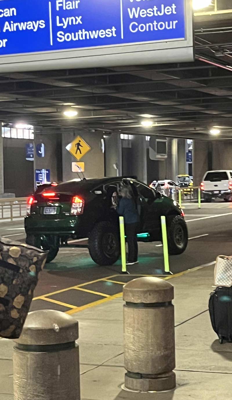 This Prius at the airport