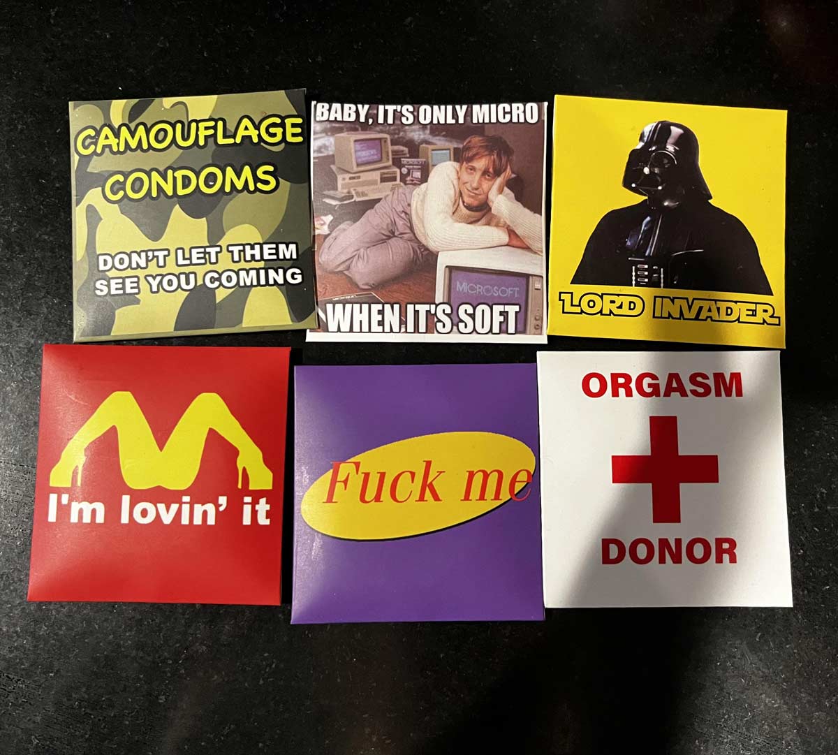 My sister bought me some condoms to add to my collection from QLD, Australia while on holidays recently