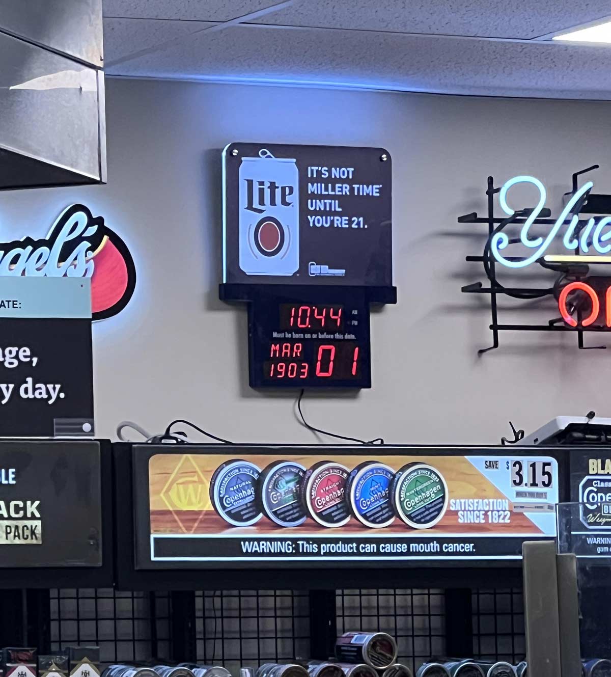 The leap year broke this gas station’s clock