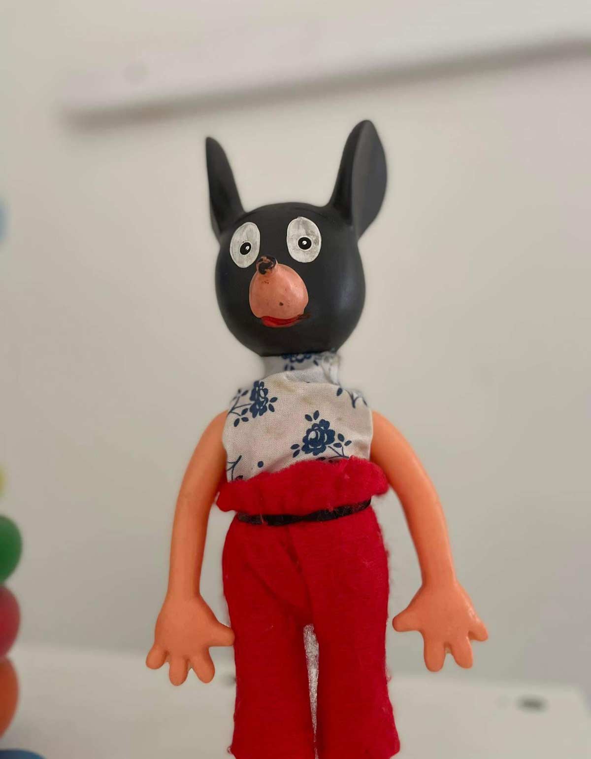 This vintage soviet Mickey Mouse doll