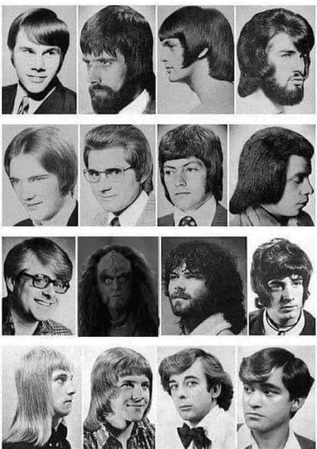 Haircutting guide from the '70's