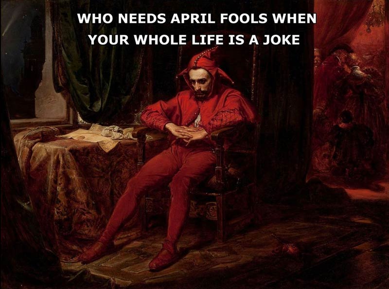 What April fools?