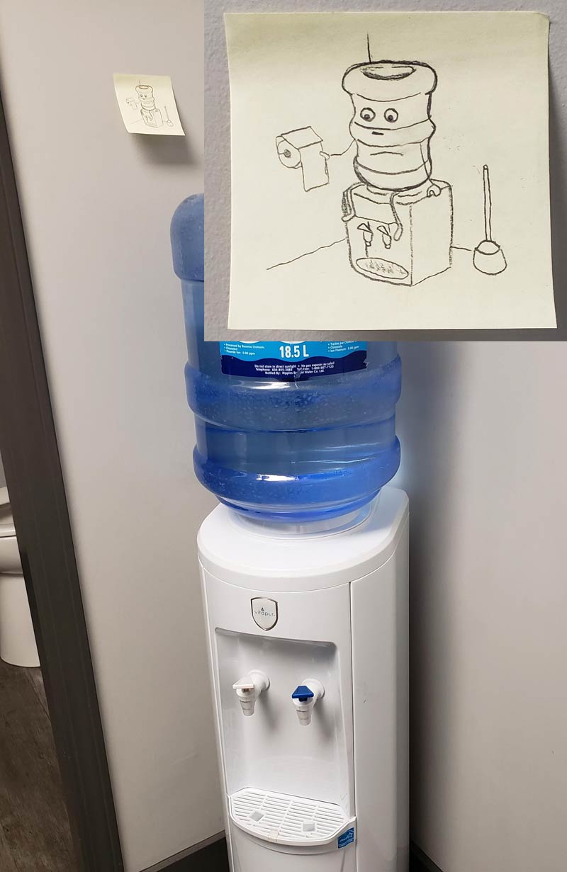 Someone put up this sticky and now I don't think I can drink from the water cooler anymore