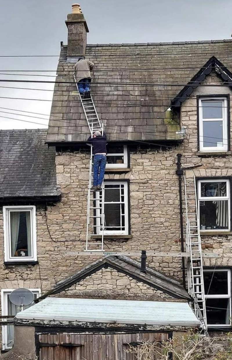 I’m not wasting money on ‘professionals’ with their silly scaffolding...