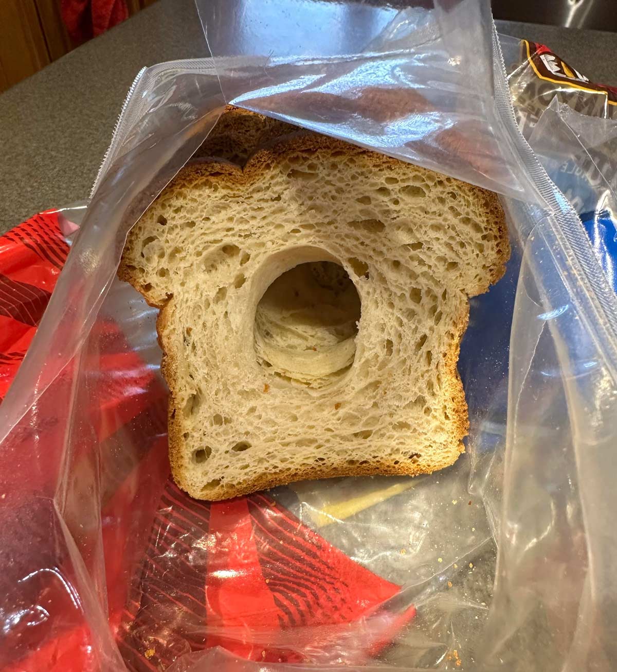 The giant hole(s) in my loaf of bread