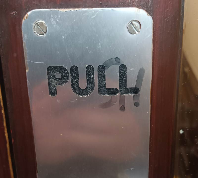 Confusing Pub Doorway